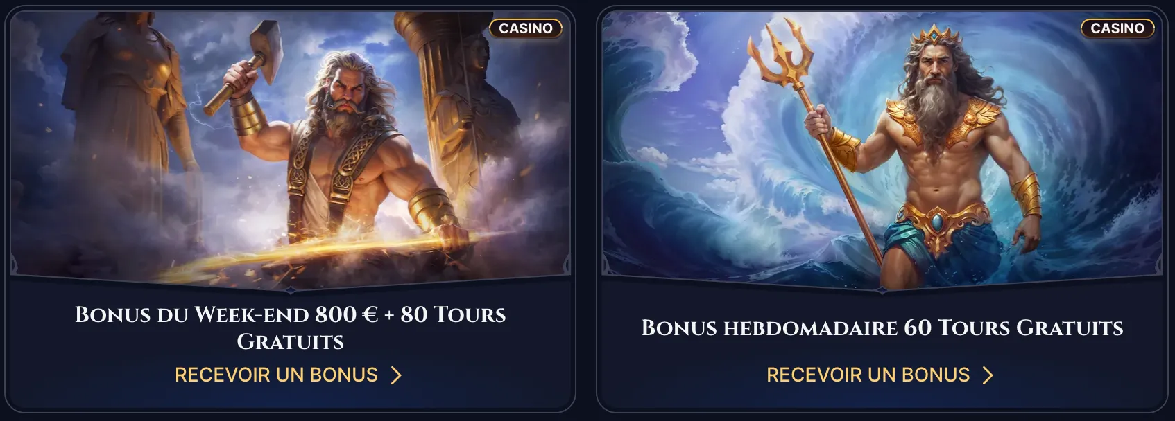 Bonus et cazeus Casino
